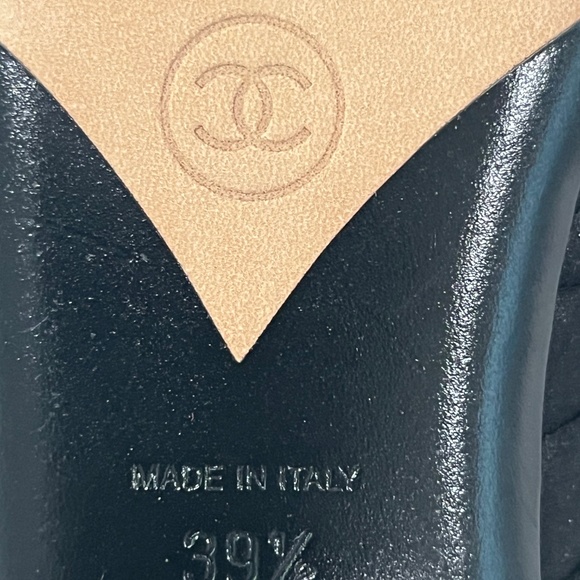Chanel Knotted Black Satin Mule Flat Slide NEW Size EU 39.5/ US 9 MSRP $950 - Picture 11 of 11